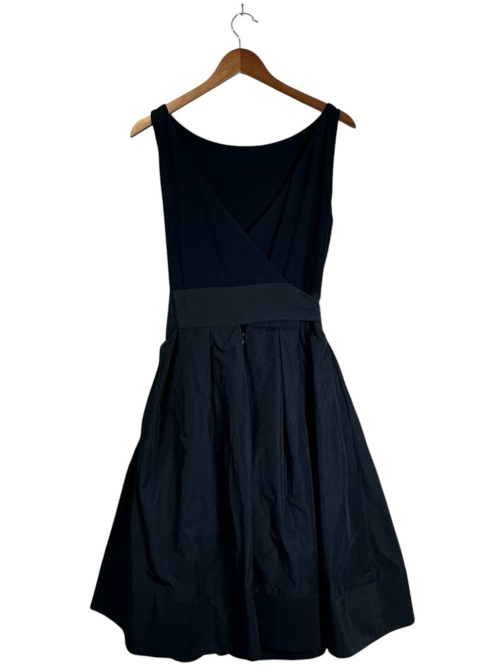 Lauren Ralph Lauren Women’s 14 Navy Blue Sleeveless Fit-and-Flare Cocktail Dress - Picture 4 of 7
